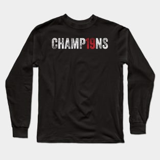 Champ19ns – celebrating Liverpool FC's 19th league title Long Sleeve T-Shirt